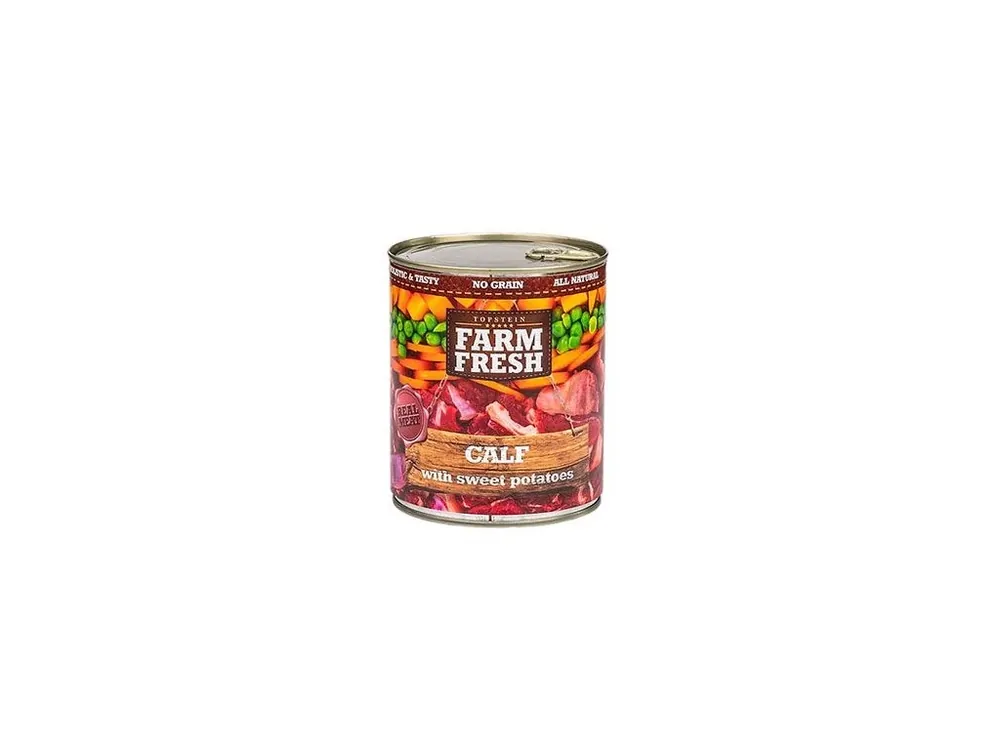 Farm Fresh Dog Calf with Sweet Potatoes konzerva 800g Vrácení Zdarma