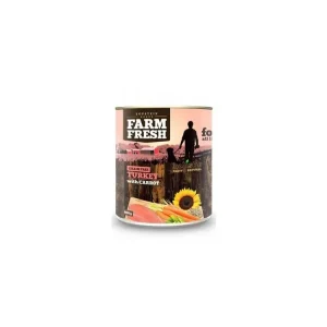Farm Fresh Dog Turkey with Carrot konzerva 800g Originální