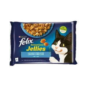 Expresní Doručení Felix cat kaps.-Sens.Multipack losos,treska v želé 4 x 85 g