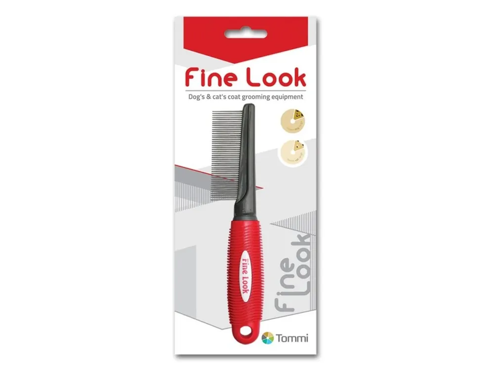 Fine Look red image - hřeben hustý Tovární Cena