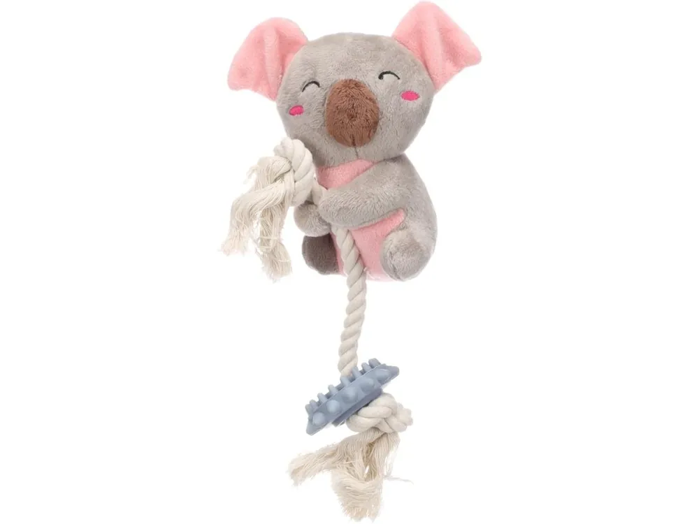 Oblíbený Flamingo Didi Hračka pro štěňata Koala s lanem 23cm