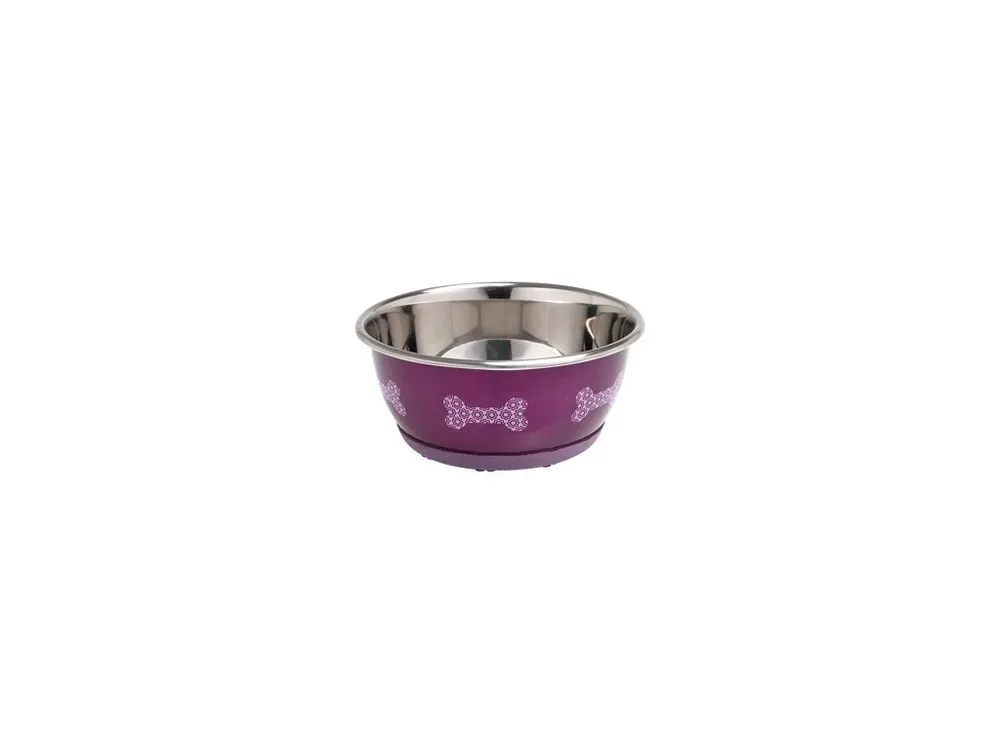 Flamingo Miska nerez Pes SELECTA růžová 13cm 500ml Výprodej