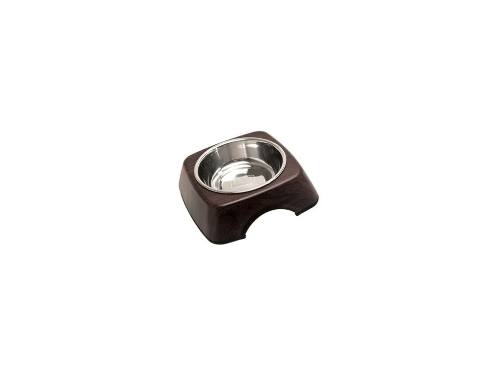 Flamingo Miska nerez v dřevěném stojánku Wenge 160ml Omezená Nabídka