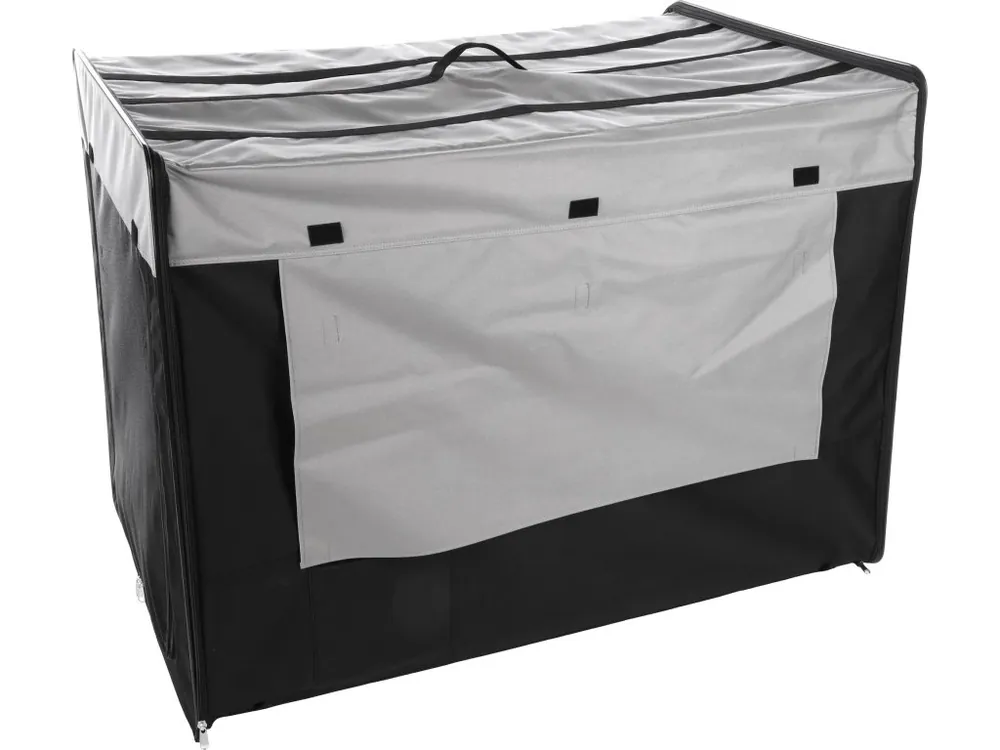Top Prodej Flamingo Přepravka pro psy Smart Top Plus černo-šedá 109x71x81cm