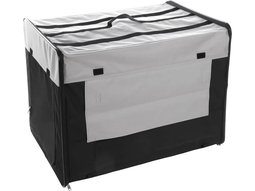 Flamingo Přepravka pro psy Smart Top Plus černo-šedá 64x46x53cm Oblíbený