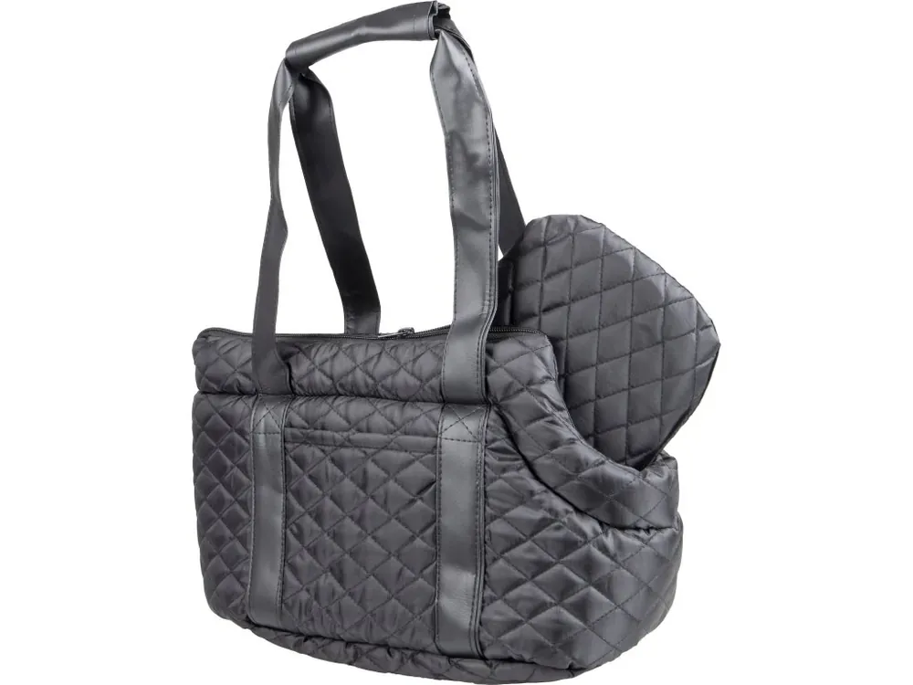 Flamingo Taška pro psa cestovní černá BAILEY 38x20x18cm Super Cena