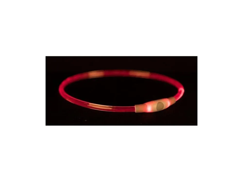 Sezónní Sleva Flash light ring USB, blikací obojek, vícebarevný (RP 2,10 Kč)