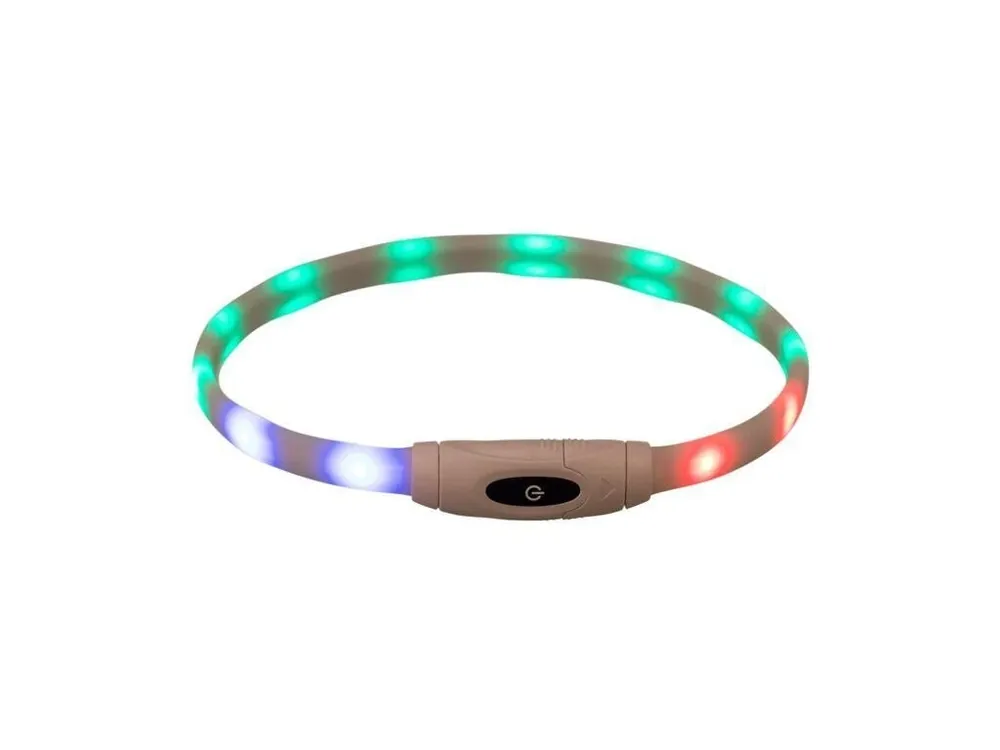 Flash USB svítící obojek, XS-XL 65 cm / 16 mm, multi-color (RP 2,10 Kč) Tovární Cena