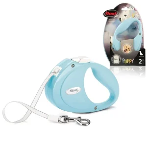 flexi Puppy S pásek, 2m/12kg, světle modrá Vysoce Kvalitní
