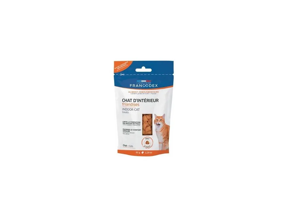 Francodex Pochoutka Indoor kočka 65g Oblíbený