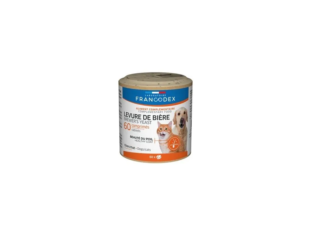 Rychlé Dodání Francodex Brewer Yeast (pivovar. kvas) pes,kočka 60tbl