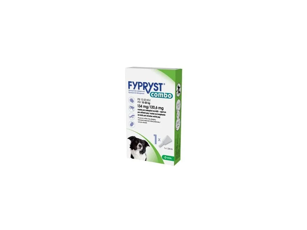 Fypryst Combo spot-on dog M do 20 kg - VLP, expirace 28.02.2026 Nejlepší Cena