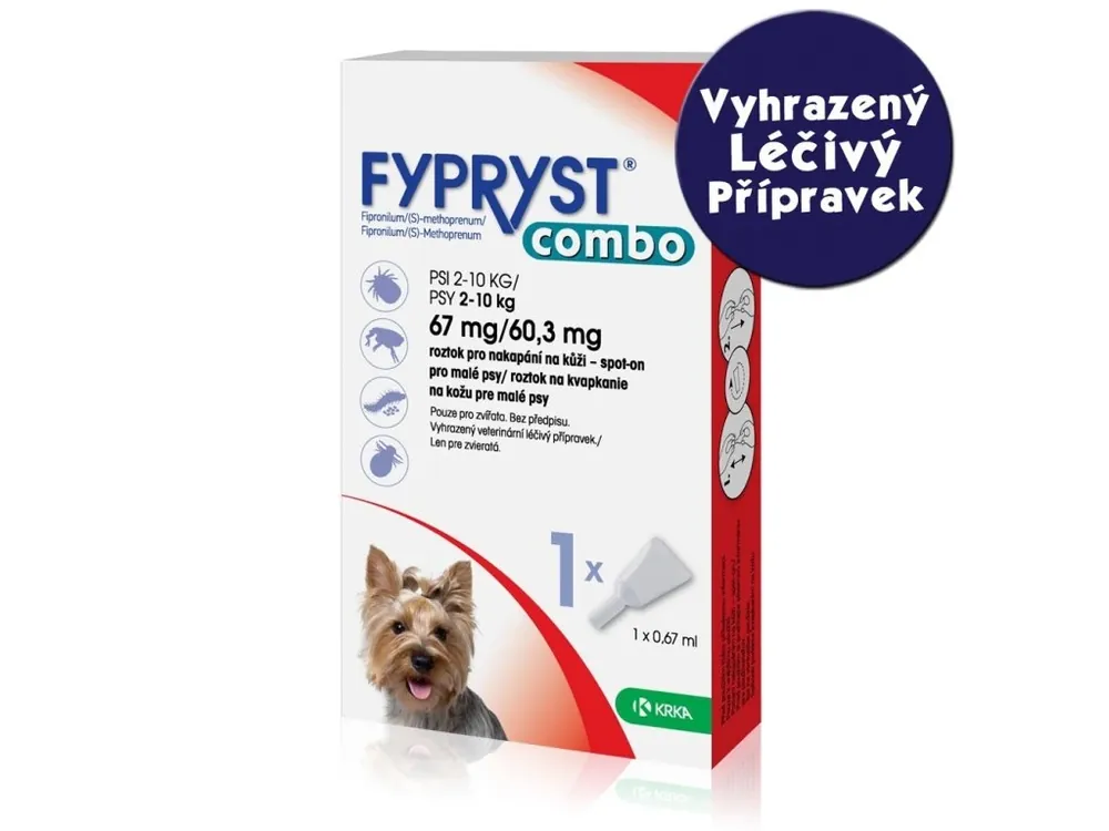 Akční Nabídka Fypryst Combo spot-on dog S do 10 kg - VLP, expirace 28.02.2027