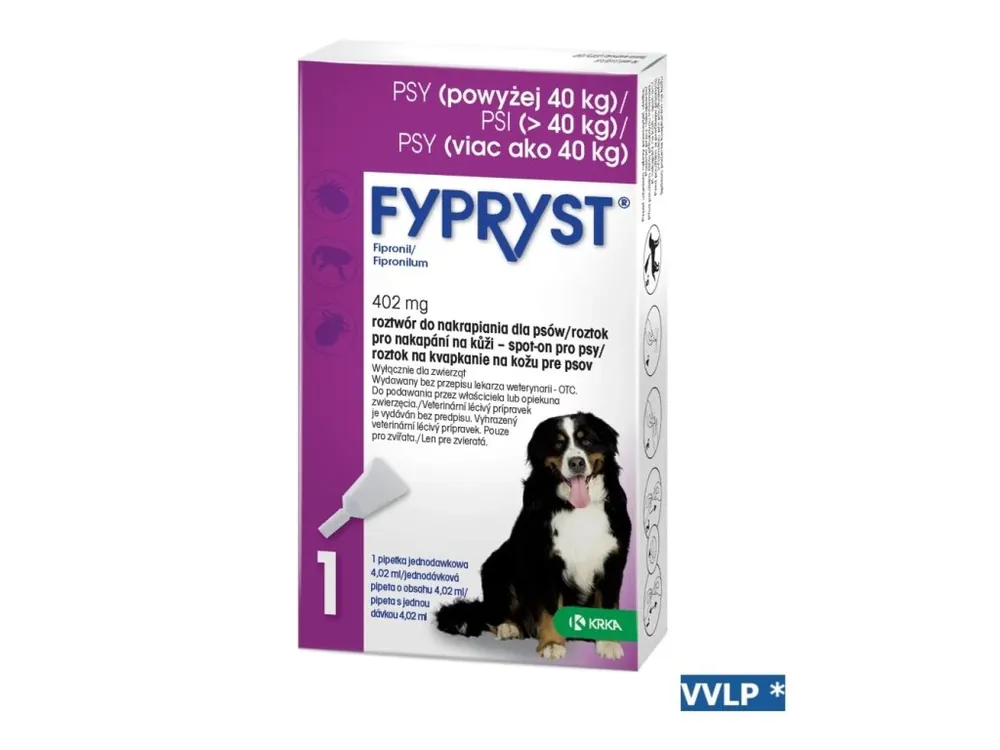 Fypryst spot-on pes XL nad 40 kg Sleva