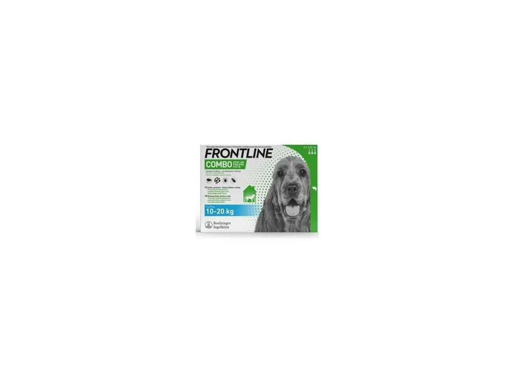 FRONTLINE COMBO spot-on pro psy M (10-20kg)-3x1,34ml Super Cena
