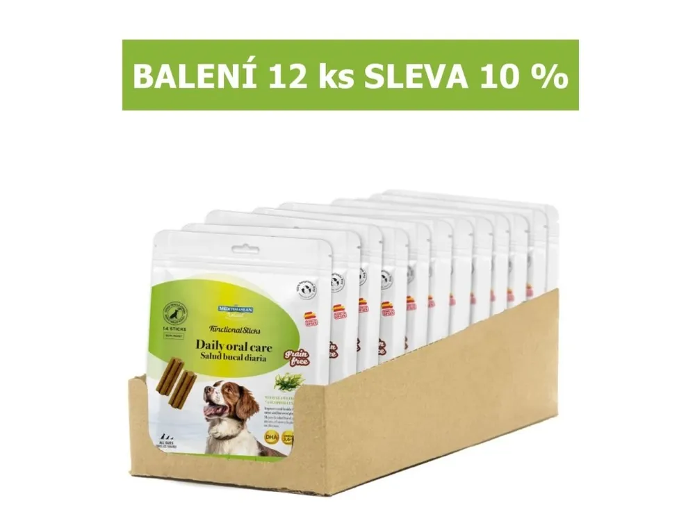 Funkční tyčinky pro ústní péči Oral Care 110 g (12 ks) SLEVA 10 % Top Prodej