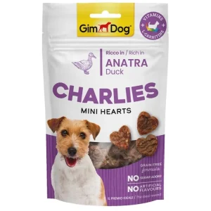 GIMDOG Charlies Mini Hearts kachní 70g Nakupujte Hned