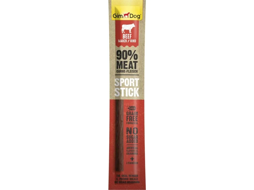 Omezená Nabídka GIMDOG SPORTSTICKS hovězí 12g