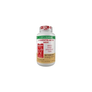 Giom S pes L-karnitin Aktiv 60 MAXI tbl+25% zdarma Autentický