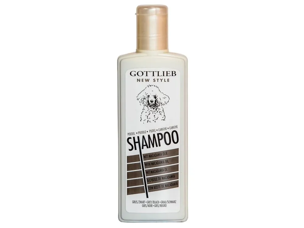 Vysoce Kvalitní Gottlieb Pudel šampon 300 ml - pro černé pudly s makadamovým olejem