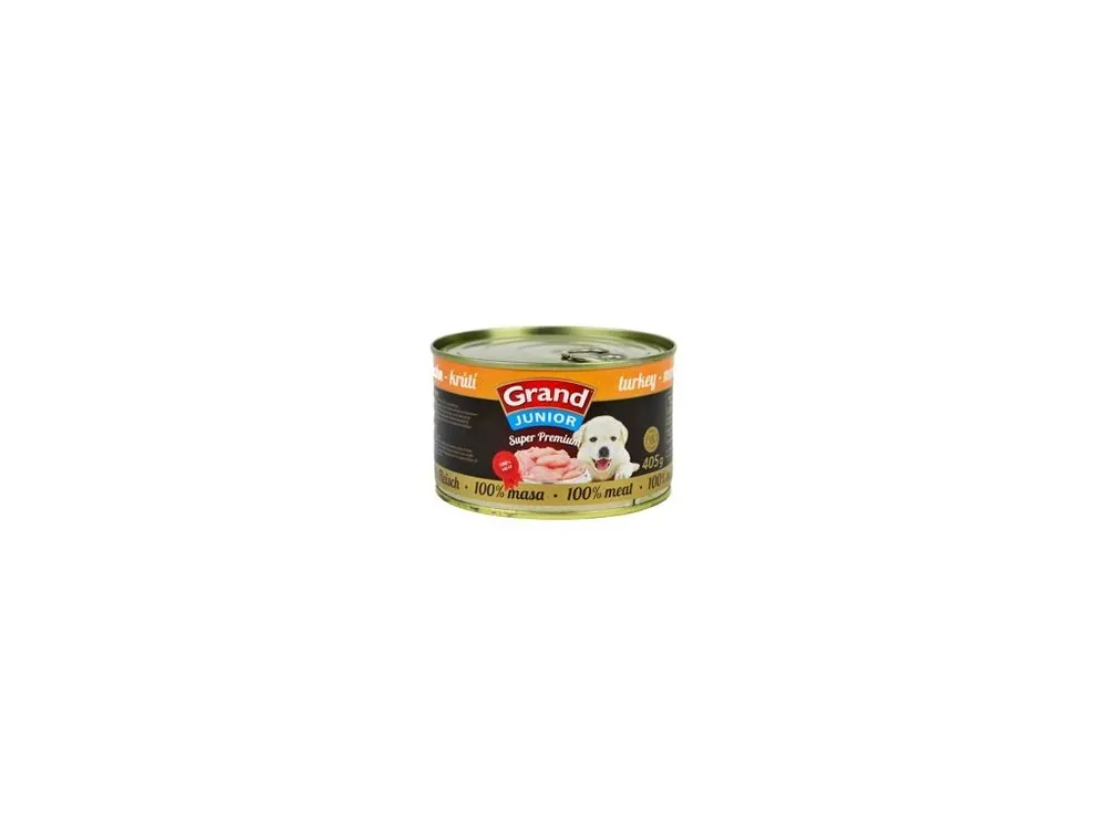 GRAND konz. Superpremium pes Junior krůtí 405g Horká Nabídka