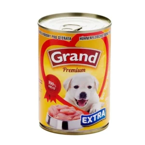 GRAND konz. štěně Extra kuř.kousky 405g Cenově Výhodný
