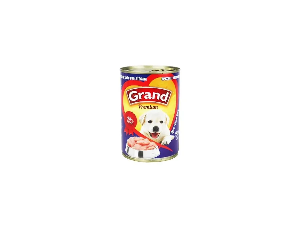 Objednat Nyní GRAND konz. štěně speciální mas.směs 405g