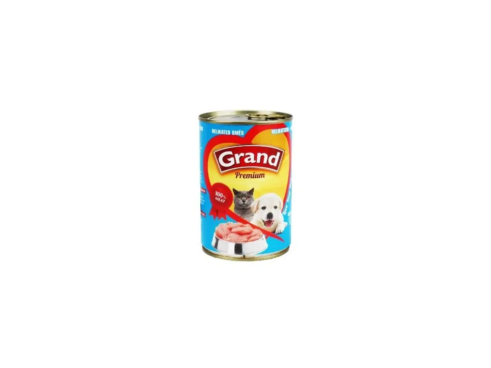 GRAND konz. štěně,kočka Delikates mas.směs 405g Nakupujte Hned