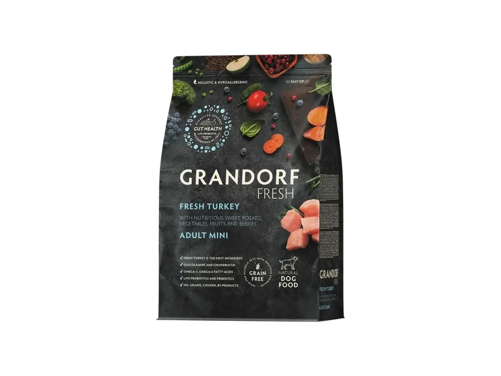 Grandorf FRESH granule pro psy Adult Mini - Krocan 3kg Must-Have