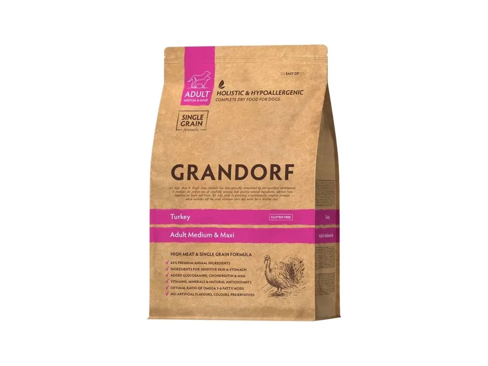 Grandorf granule pro psy Adult Medium & Maxi - Krocan 3kg Nakupujte Hned