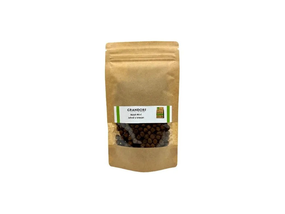 Grandorf granule pro psy Adult Mini - Jehně a krocan vzorek 75g Pouze Dnes