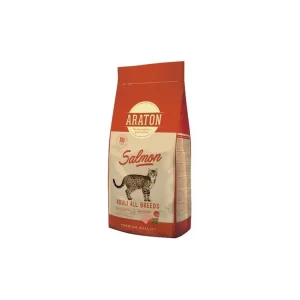 Granule pro dospělé kočky Araton Cat Dry Adult Salmon, 15 kg Rychlé Dodání