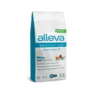 Granule pro dospělé psy Alleva EQUILIBRIUM Sensitive Ocean Fish Medium/Maxi, 12 kg Expresní Doručení