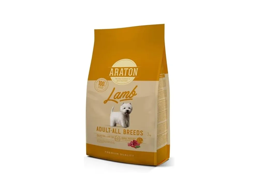 Granule pro dospělé psy Araton Dog Dry Adult Lamb, 3 kg Nová Kolekce