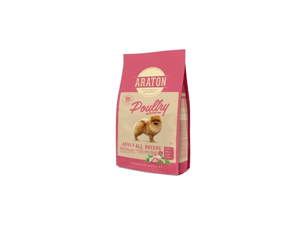 Top Prodej Granule pro dospělé psy Araton Dog Dry Adult Poultry, 15 kg