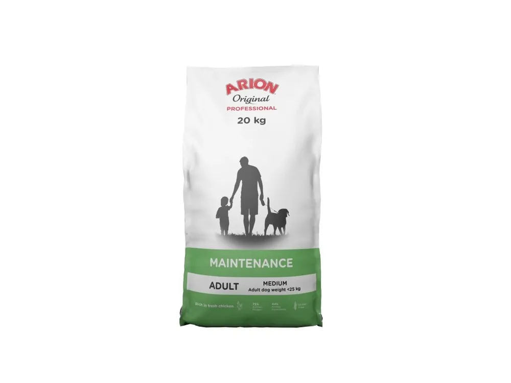 Granule pro dospělé psy ARION Professional Maintenance Medium, 20 kg Nejlepší Volba