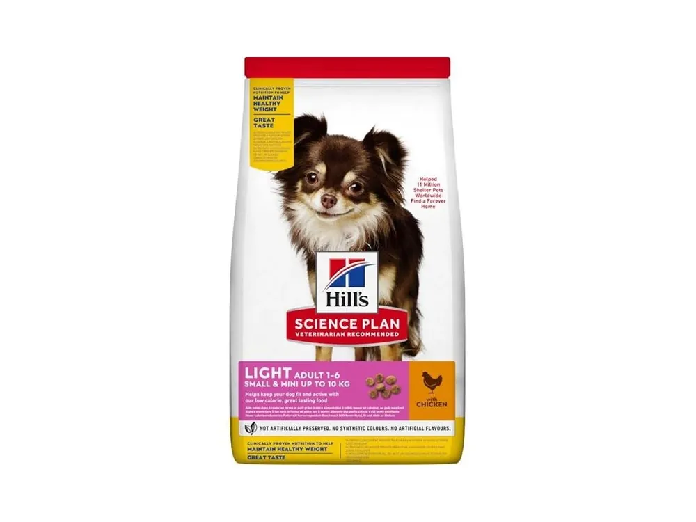 Top Prodej Granule pro dospělé psy Hill‘s Science Plan Canine Adult Light Small & Mini Chicken, 6 kg