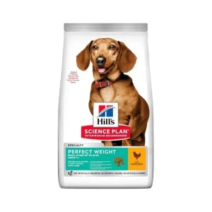 Výprodej Granule pro dospělé psy Hill‘s Science Plan Canine Adult Perfect Weight Small & Mini Chicken, 1,5 kg