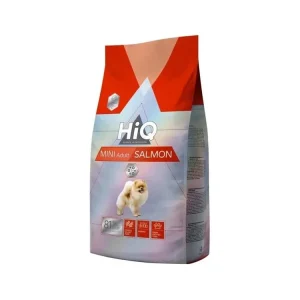 Autentický Granule pro dospělé psy HiQ Dog Dry Adult Mini Salmon, 1,8 kg