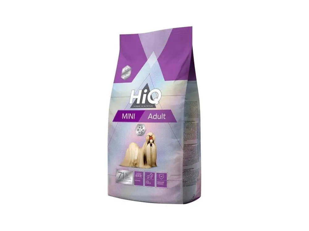 Granule pro dospělé psy HiQ Dog Dry Adult Mini, 1,8 kg Aktuální