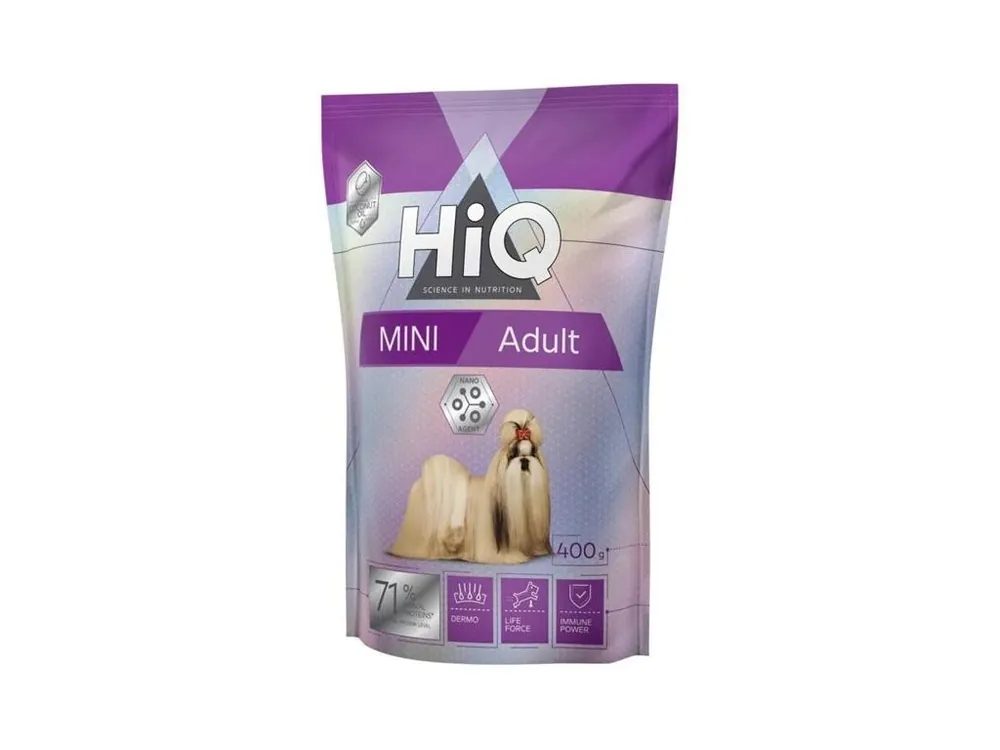 Objednat Nyní Granule pro dospělé psy HiQ Dog Dry Adult Mini, 400 g