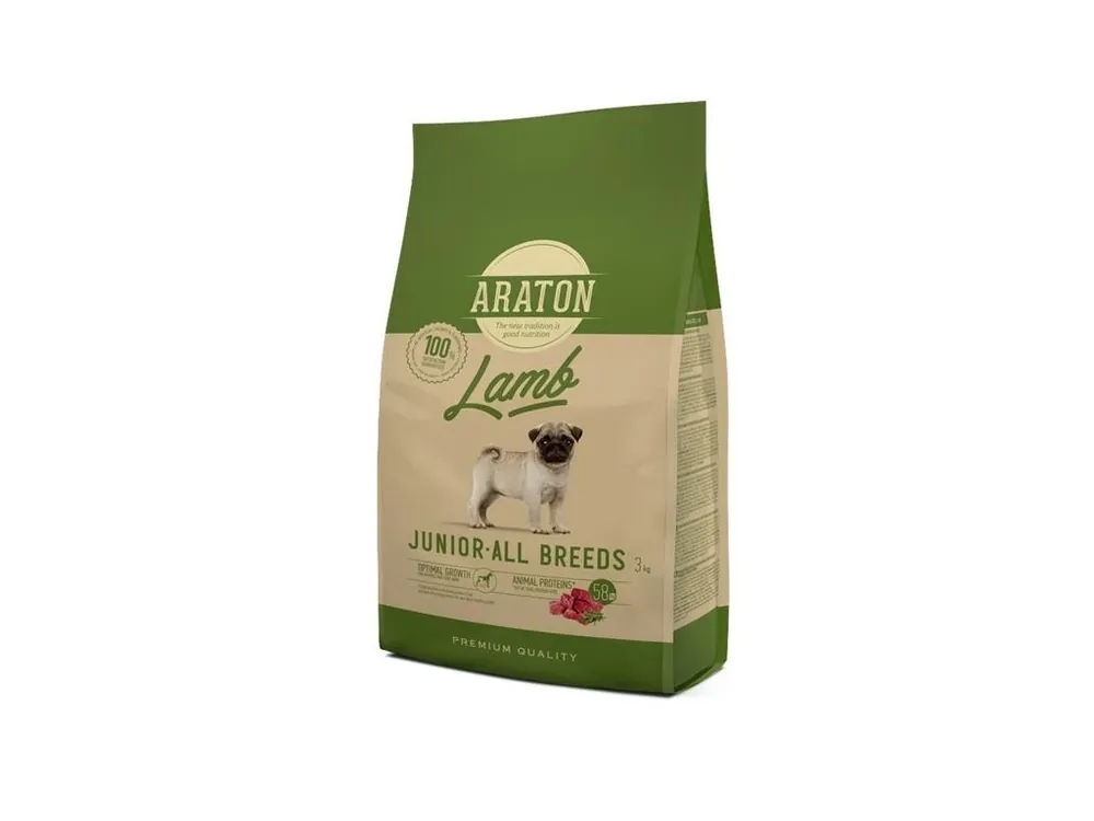 Granule pro juniorní psy Araton Dog Dry Junior Lamb, 3 kg Značkový