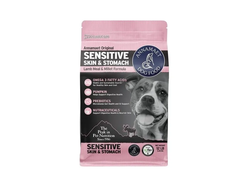 Sleva Granule pro psy Annamaet Sensitive Skin&Stomach, 5,44 kg