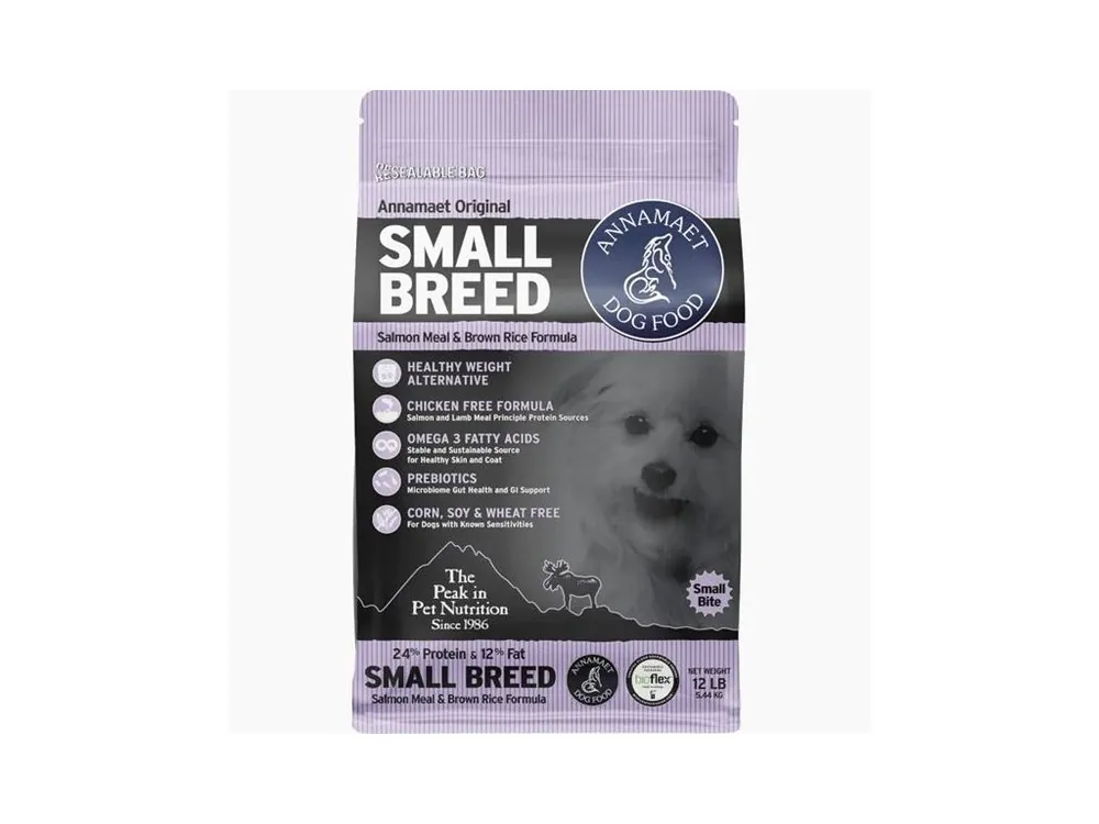 Jen Po Omezenou Doba Granule pro psy Annamaet SMALL BREED Salmon, 5,44 kg