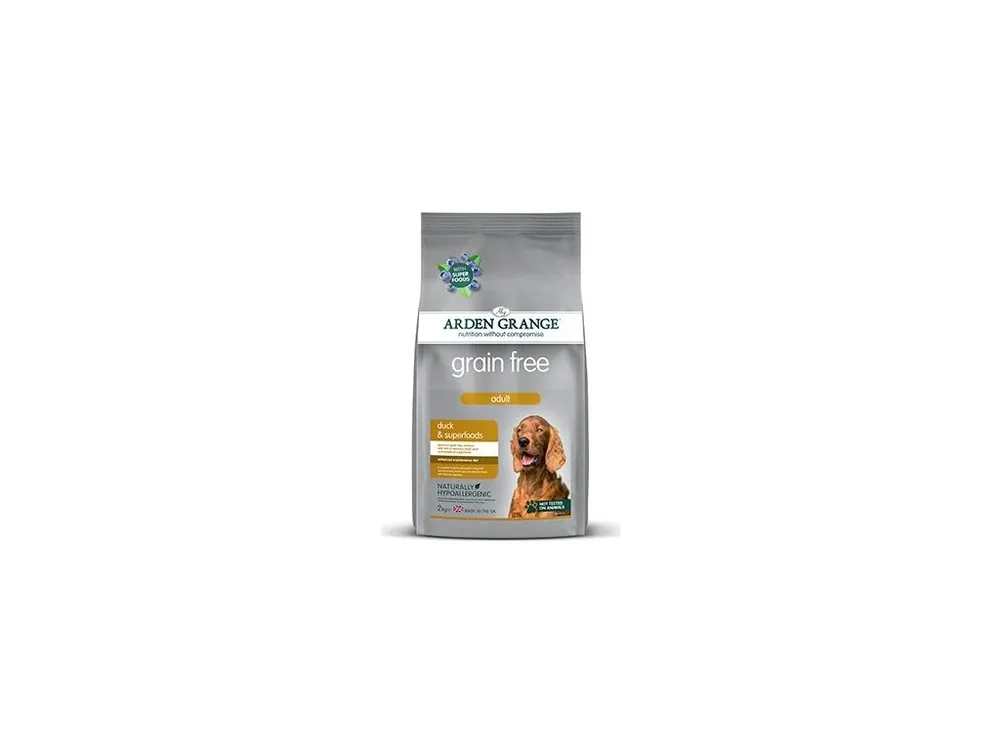 Granule pro psy Arden Grange Dog GF Adult Duck&Superfoods, 2 kg Omezená Nabídka