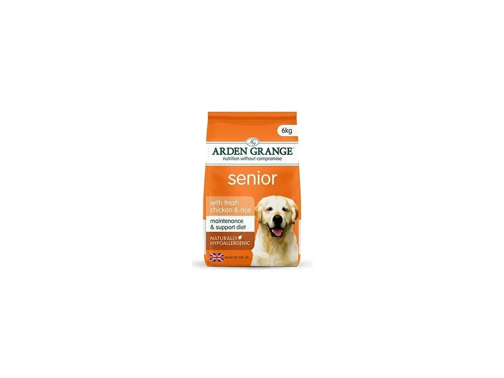 Nejprodávanější Granule pro psy Arden Grange Dog Senior with fresh Chicken&Rice, 6 kg