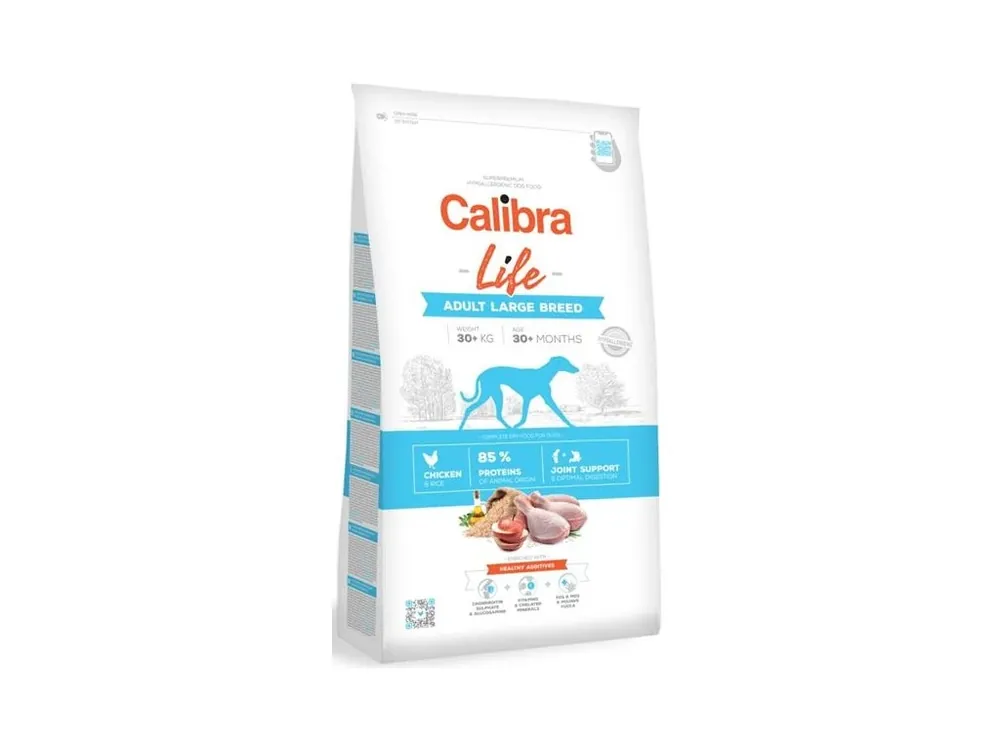 Granule pro psy Calibra Dog Life Adult Large Breed Chicken, 2,5 kg Časově Omezené