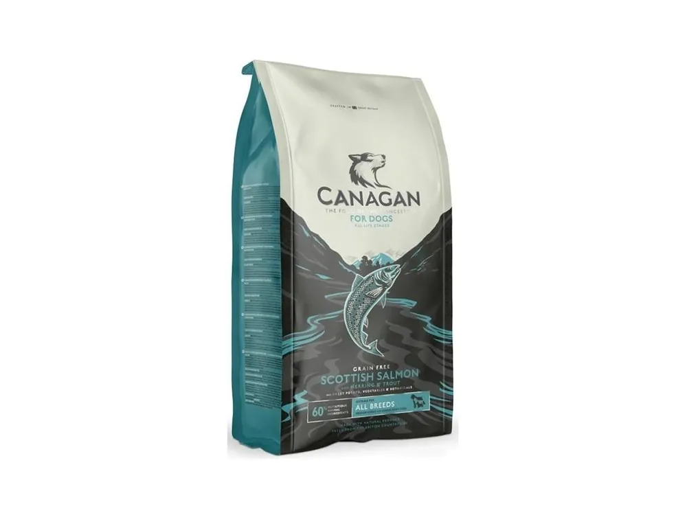Sezónní Sleva Granule pro psy Canagan Dog Dry Scottish Salmon, 6 kg