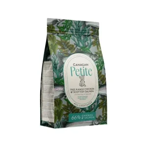 Horká Nabídka Granule pro psy Canagan Petite Dog Dry Small Breed Chicken&Salmon, 1,5 kg