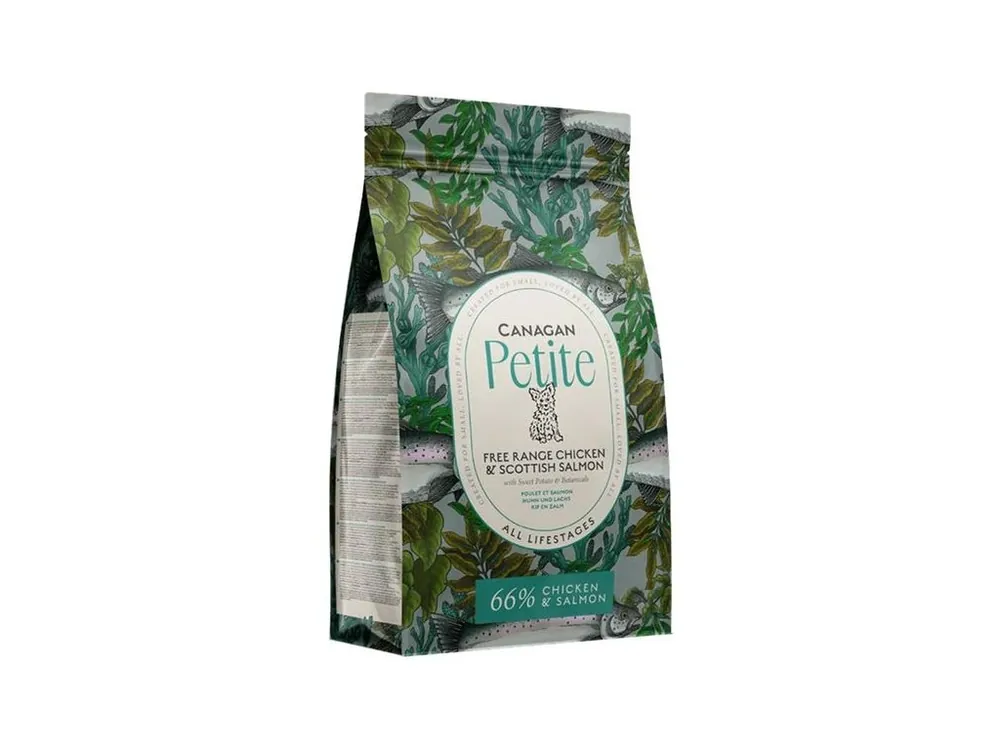 Horká Nabídka Granule pro psy Canagan Petite Dog Dry Small Breed Chicken&Salmon, 1,5 kg